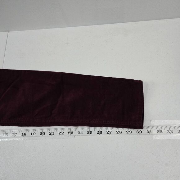 Kut from the kloth Mia toothpick skinny jeans pants corduroy red 6 womens 4677 - Picture 8 of 13